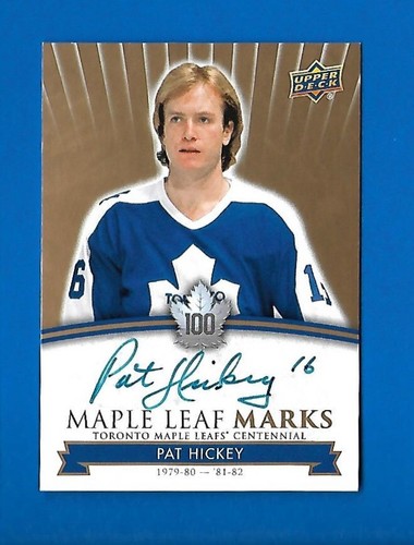 2017-18 TORONTO MAPLE LEAFS CENTENNIAL LEAF MARKS AUTOGRAPH & AKA CARD SEE LIST - Picture 70 of 91
