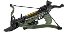 Alligator 80lb Self Cocking Pistol Olive Crossbow Cross Bow with 3 Bolts