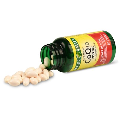 Spring Valley CoQ10 Rapid Release Softgels, 200 mg, 60 Count