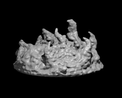 3 Black Pudding Monsters 28mm Miniatures D&D Warhammer Pathfinder AoS