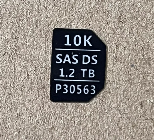 Lot of 20 capacity stickers for the HP P22892 G10+ 2.5 tray/caddy - 第 6/72 張圖片