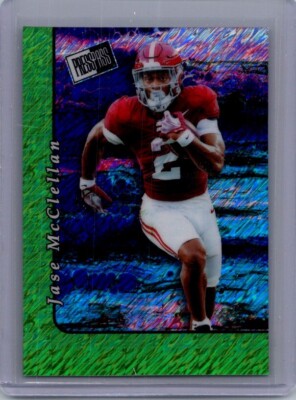Jase McClellan 2024 Leaf Football 1/1 Pre Production Proof