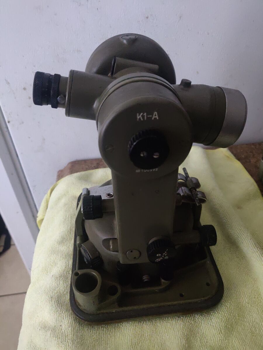 Kern Swiss Suisse K1-A Theodolite Construction Surveyor w Kern Swiss Suisse K1-A Theodolite Construction Surveyor w