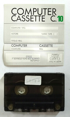 Mc Musicassette Rmp Computer Kassetten C-10 Datenspeicher Vintage Audiotape gebraucht