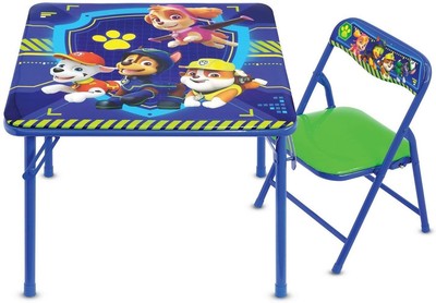 paw patrol folding table