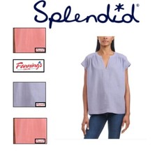 Splendid Ladies' Linen Blend Top  A11