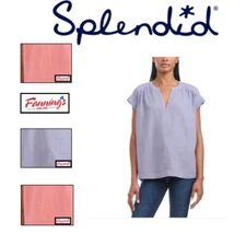Splendid Ladies' Linen Blend Top | A11