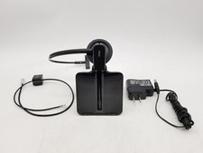 Plantronics CS500XD Wireless Headset w/ Power Adapter and Cable Parts