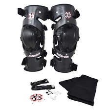 Asterisk Carbon Cell One Knee Braces for Outdoor Extreme Sports-Small (Pair)