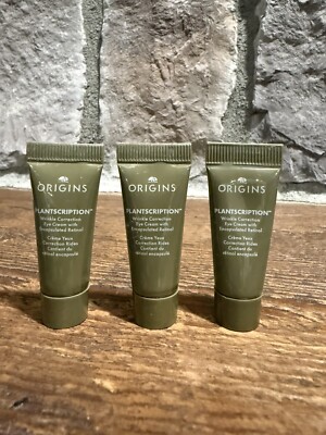 3*Origins Plantscription Wrinkle Correction Eye Cream ~ 5ml Each