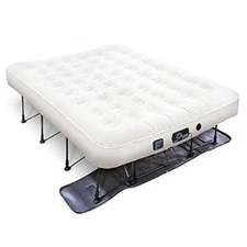 Ivation EZ-Bed Inflatable Mattress, Queen Air Mattress with Built in Pump