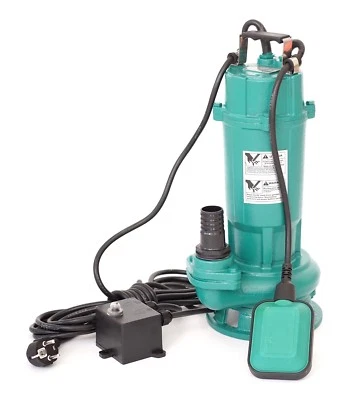 DAMBAT 370W Fäkalienpumpe Schmutzwasserpumpe Tauchpumpe Abwasserpumpe Cutter 6600L / h