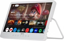 SYLVOX 15.6 inch Portable TV 10000 mAh smart Google TV 12V DC 1080P Waterproof