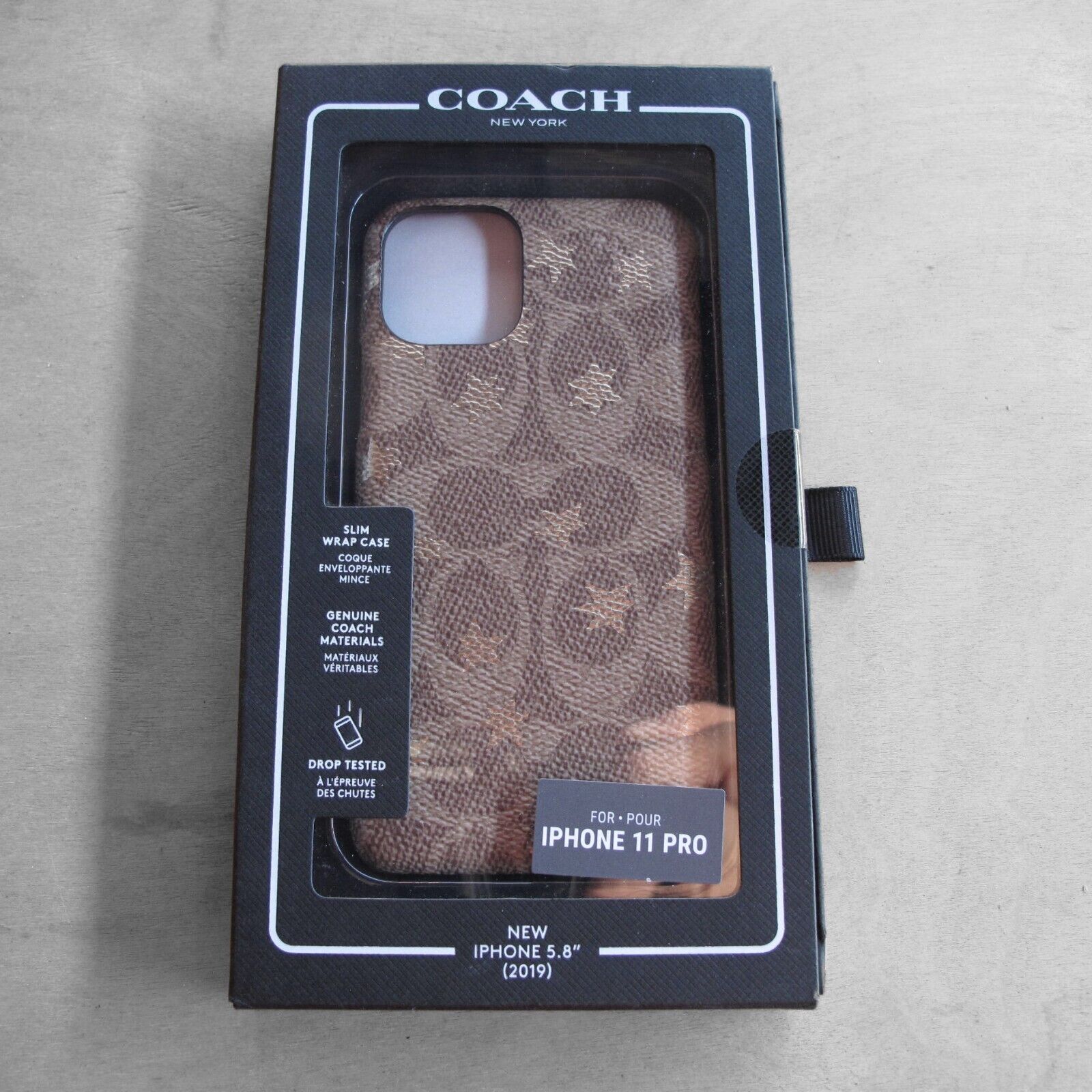  Coach Protective Case for iPhone 11 Pro (Khaki/Gold Foil Stars, iPhone  11 Pro 5.8) : Cell Phones & Accessories