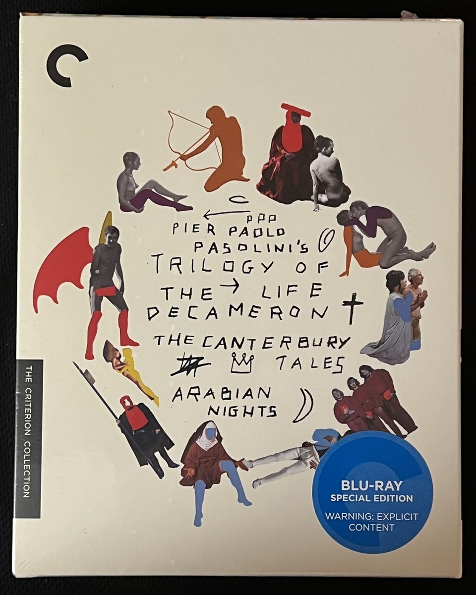 TRILOGY OF LIFE Pasolini (Criterion Collection, Blu-ray, 1971