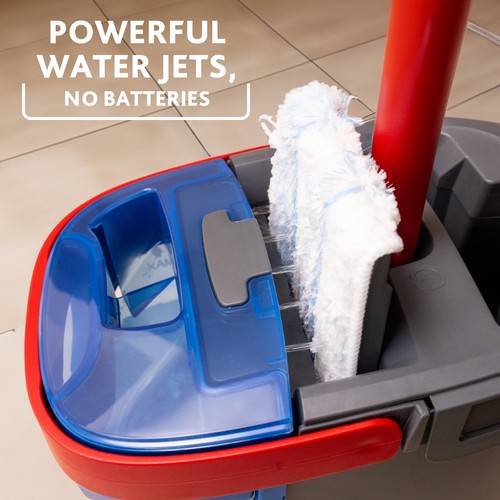 New Wet Mop w/Spray, Reusable Microfiber, Dual Tank, All Floors, Easy Clean - Picture 3 of 9