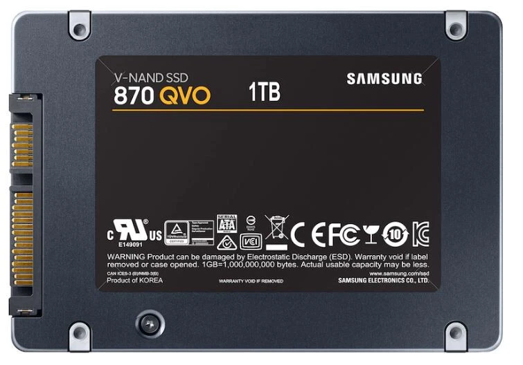 2.5in 1TB Evo 870 SAMSUNG Amazon.com: 2.5 SATA SSD 1TB QVO 870 Samsung 内蔵型SSD SATA Solid Internal III 内蔵型SSD