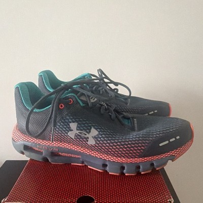 Under Armour UA HOVR Phantom CT Gray Orange Teal Low Top Sneaker 3000004-115 Men