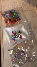 brand new bag of tongue piercings 14 g stainl...