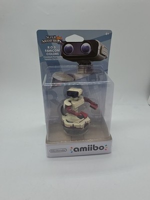 Nintendo Amiibo Rob Famicom Colors Super Smash Bros Series 1st Edition New Mint 