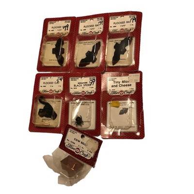 Fibre-Craft Accessories Halloween Themed Accessories: Bats, Cat, Spider & More