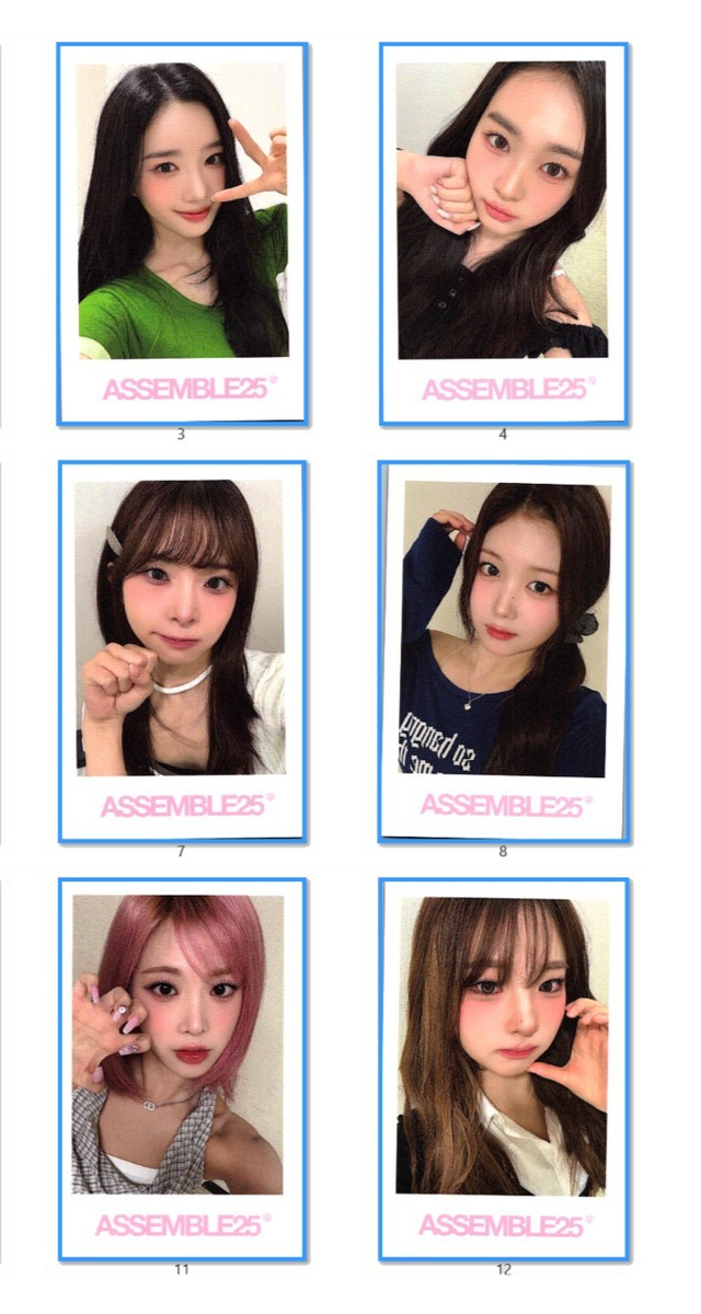 tripleS ASSEMBLE25 Photocard EVER LINE Fan signing event YooYeon