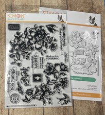Simon Says Stamp Vintage Blooms Clear Stamp Set and Matching Dies New