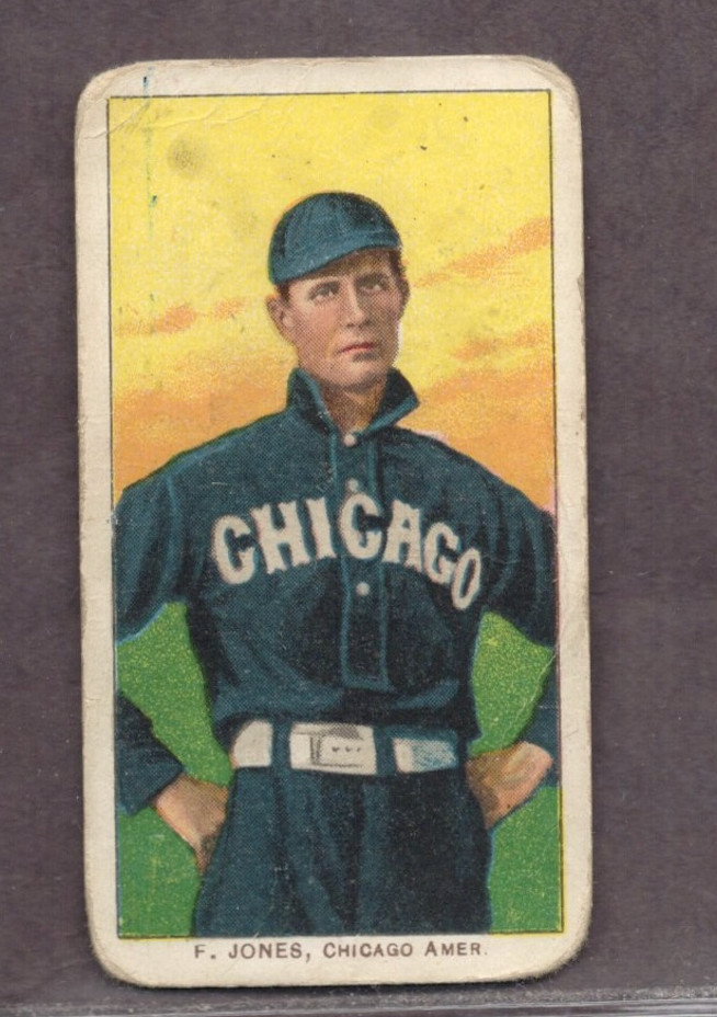 1909-11 T206 Sovereign Set-Break Fielder Jones Low Grade (Crease) *JAYSACE*