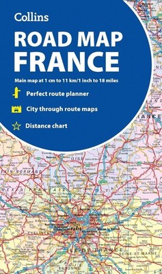 Collins Road Map of France: Folded Map, Easy to Read, Updated Mapping by Collins