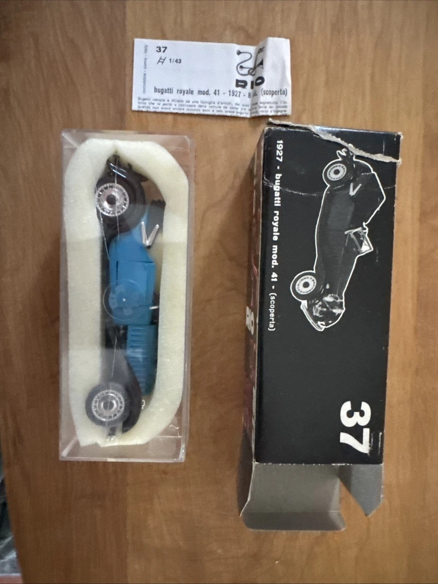 RIO Bugatti e 1/43 スケール Rio Bugatti 1:43 Vintage Manufacture Diecast Cars, Trucks & Vans