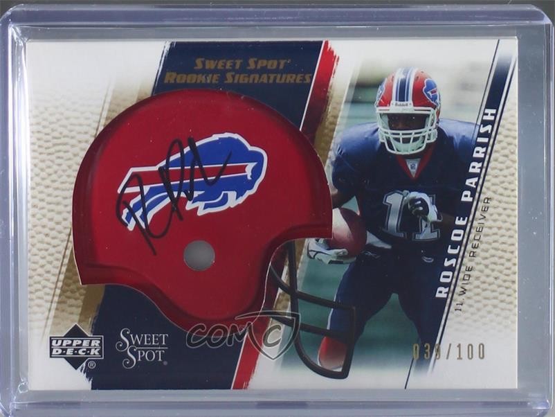 Roscoe Parrish Upper Deck Sweet Spot #265 Autograph-Gold