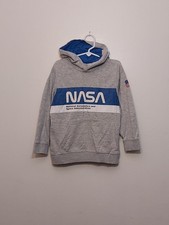 H M Gray Blue Hoodie Sweatshirt Boys Size 5T/6 Pullover Long Sleeve Casual
