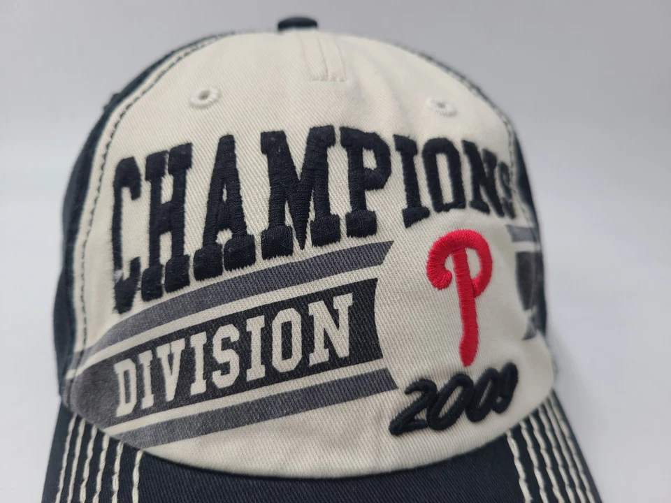 Philadelphia Phillies 2009 Division Champions 47 Brand Twins Strapback Hat Cap - Image 4 of 4