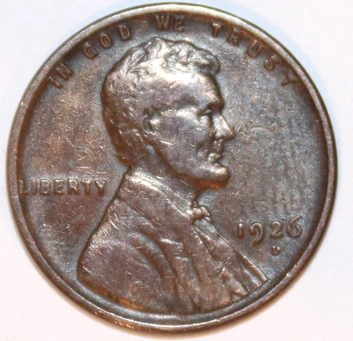 1926-D Lincoln Wheat Cent — photo from the most recent tracked eBay sale