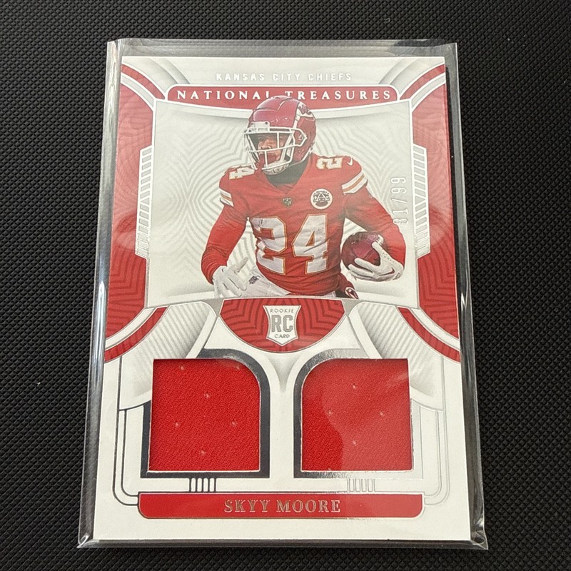 Panini Skyy Moore RC NATIONAL TREASURES Silver /99 RDM-SM0