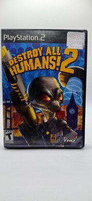 PS2 Destroy All Humans! 2 , 2005 CIB Original With Manual
