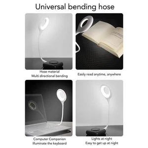 1 Commande vocale LED Lampe de bureau flexible réglable pour le bureau à domicile