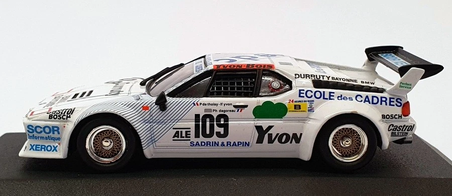 Quartzo Escala 1/43 Q3046 - BMW M1 Le Mans 1984 - #109 Thoisy/Dagoreau/Yvon Foto 3 de 4