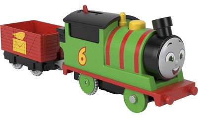 Thomas & Friends Motorized Toy Train Percy Battery-Powered Engine with Tender...