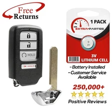 For 2017 2018 2019 Honda Ridgeline Keyless Entry Smart Remote Truck Key Fob 4b