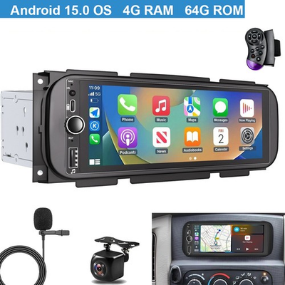 #ad Apple CarPlay For 2001 2002 2003 2004 Dodge Dakota Android 15 Radio Stereo WiFi $142.99