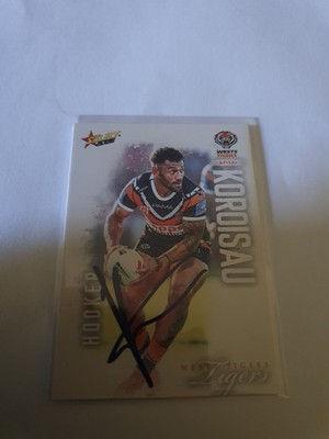 2026 Nrl Select Signed Api Koroisau Wests Tigers