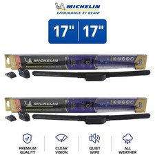 Michelin Endurance Xt Beam All-weather Streak-free 1717 Wiper Blade Set 2-pc Michelin Endurance Xt Beam All-weather Streak-free 1717 Wiper Blade Set 2-pc