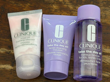 Clinique Lot - 3 pcs - cleansers and make up remover - Free Shipping