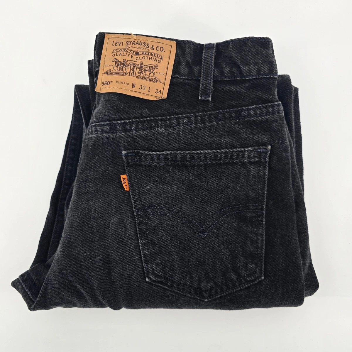 Levi's 550 Black Jeans for Men for sale | eBay