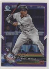 2018 Bowman Chrome Purple Refractor /250 Miguel Andujar #69 Rookie RC 2r7
