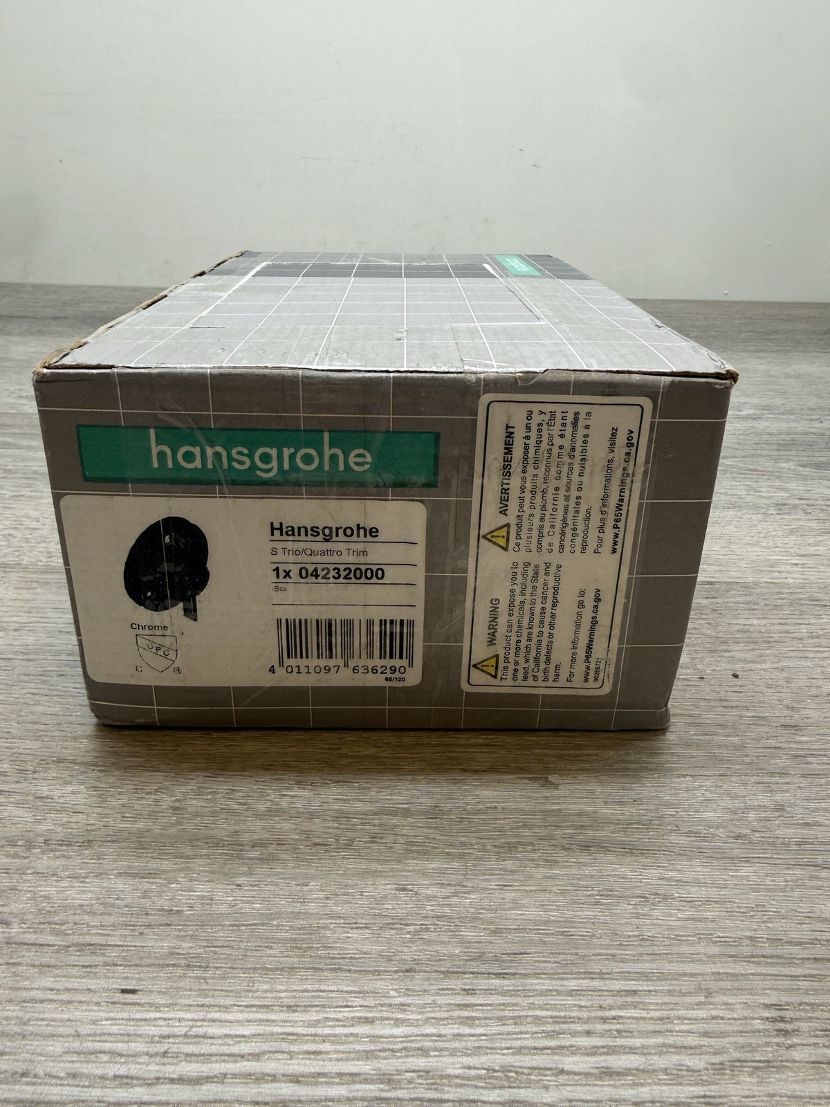 Hansgrohe 04232000 Chrome S Trio/Quattro Diverter Trim, Chro