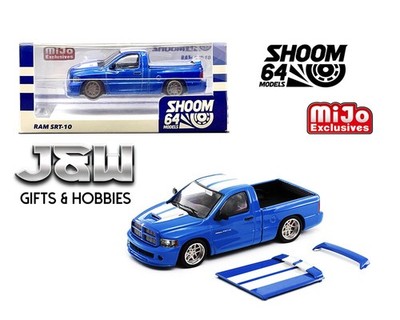 SHOOM64 2003 Dodge Ram SRT-10 Pickup Electric Blue Pearl / White