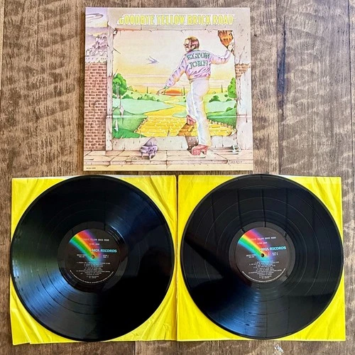 ELTON JOHN Goodbye Yellow Brick Road 2LP 1973 MCA2-10003 1st Press NM NICE!!