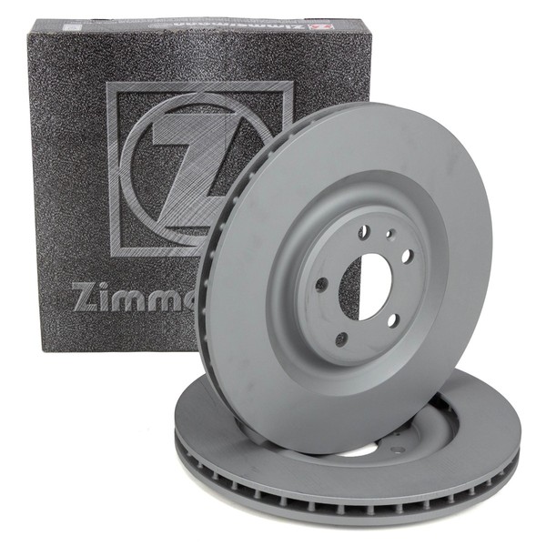 Zimmermann Bremsscheiben Ø 350Mm FüR Audi A6 C8 A7 4K A8 Q7 Q8 4M E-TRON Hinten-image